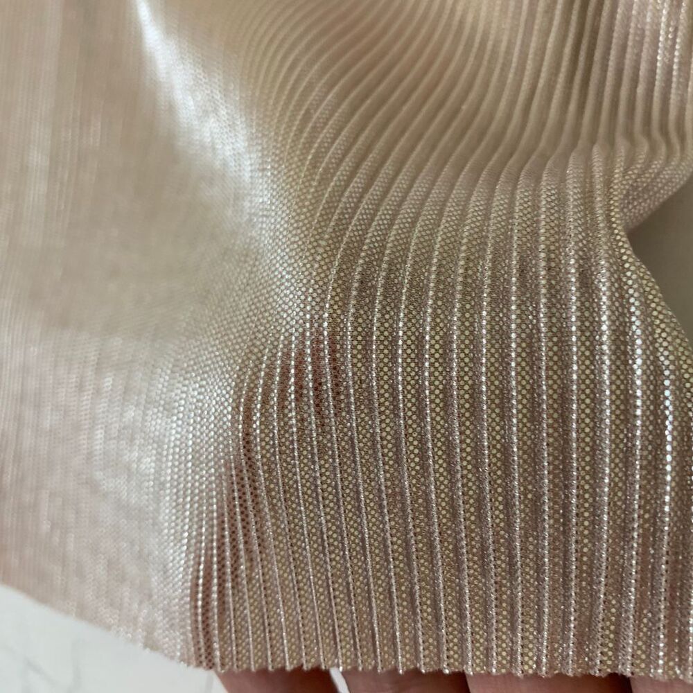 Express Metallic Pink Pleated Cami Top Size XS NEW with Tag - Picture 5 of 12